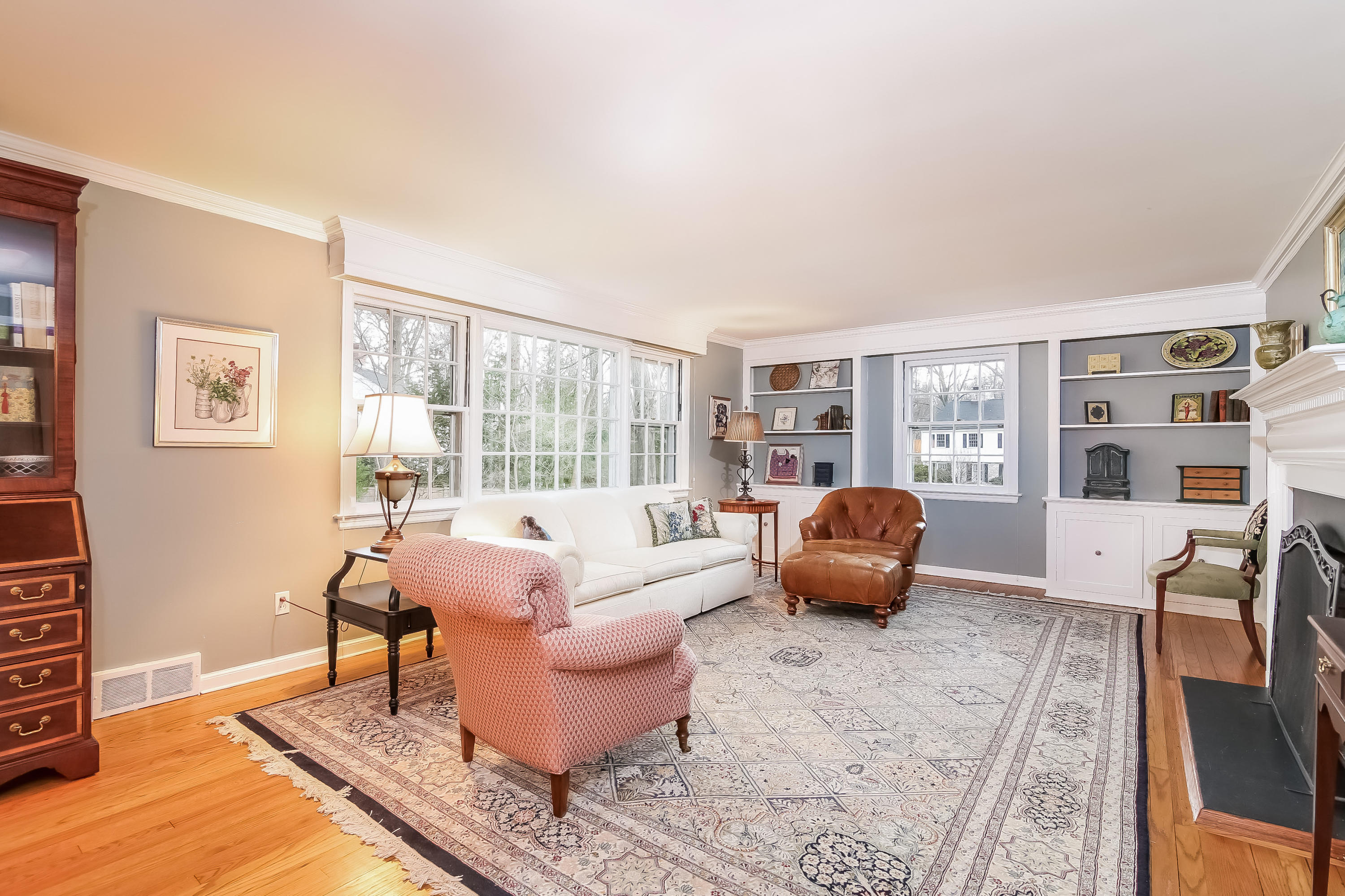 101 Colony Road Darien, CT 06820 - Photo 3 of 31 a living room with furniture and a large window