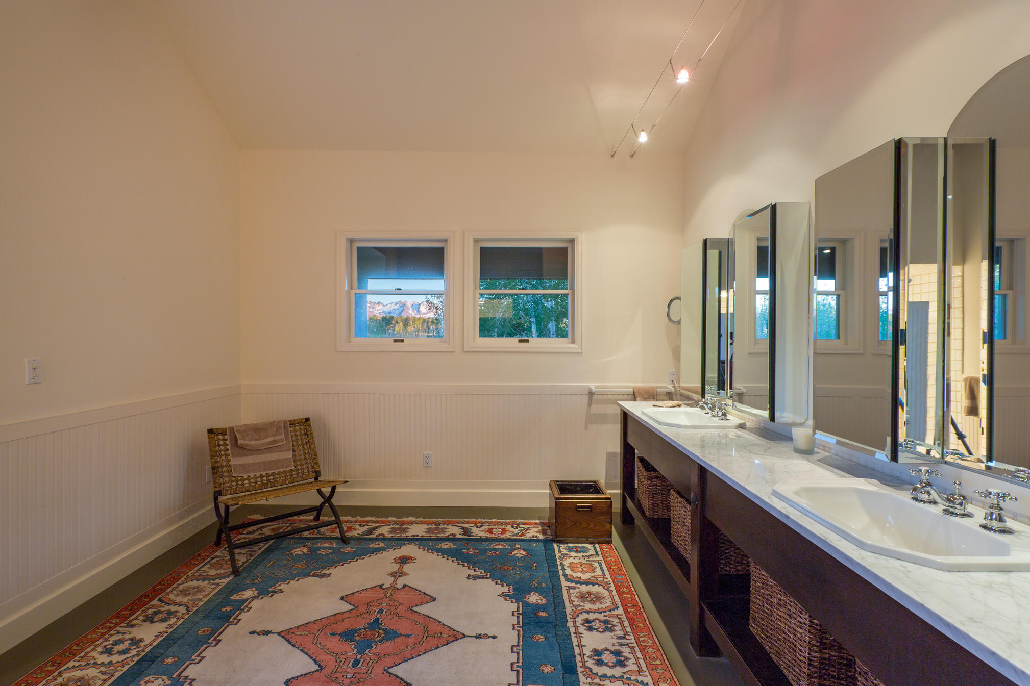 3289 Laughing Dog Road Placerville, CO 81430 - Photo 20 of 52 a bathroom with a sink and a mirror