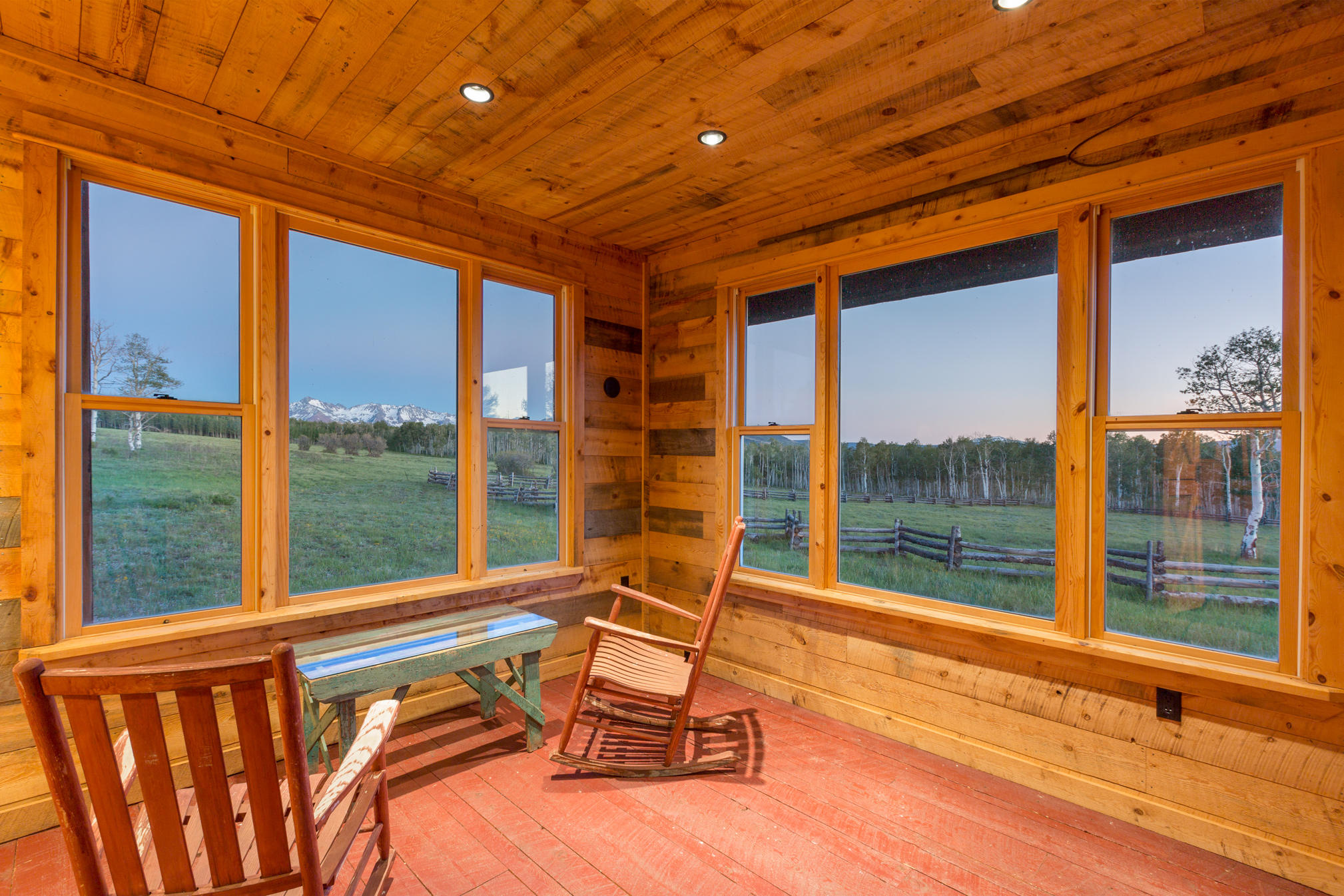 3289 Laughing Dog Road Placerville, CO 81430 - Photo 47 of 52 a view of two chairs in the balcony