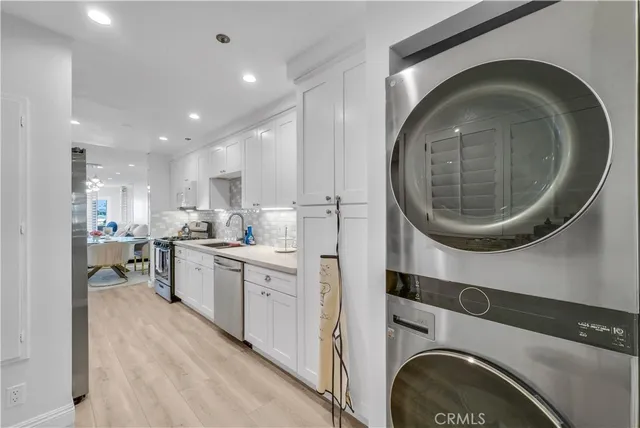 a view of balcony with furniture