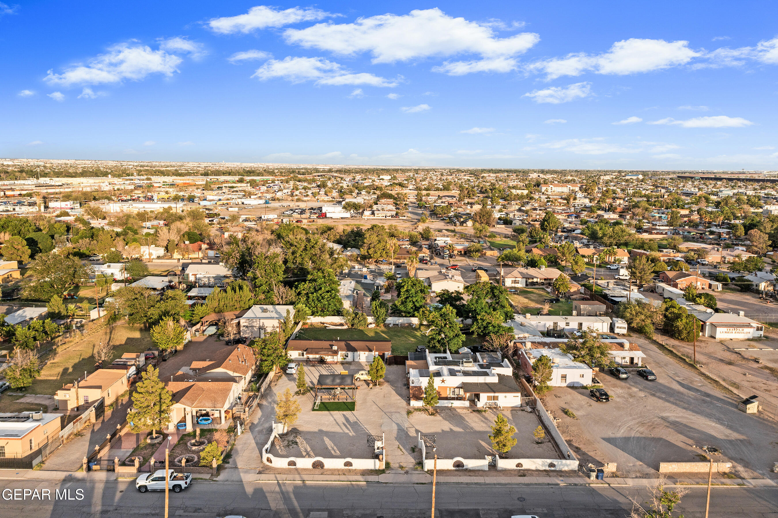 146 Croom Road El Paso, TX 79915 - Photo 21 of 54 an aerial view of residential building with parking space