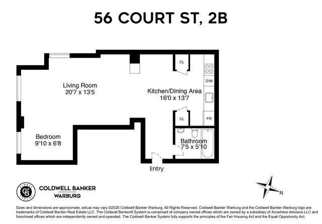 $750,000 | 56 Court Street, Unit 2B | Brooklyn Heights