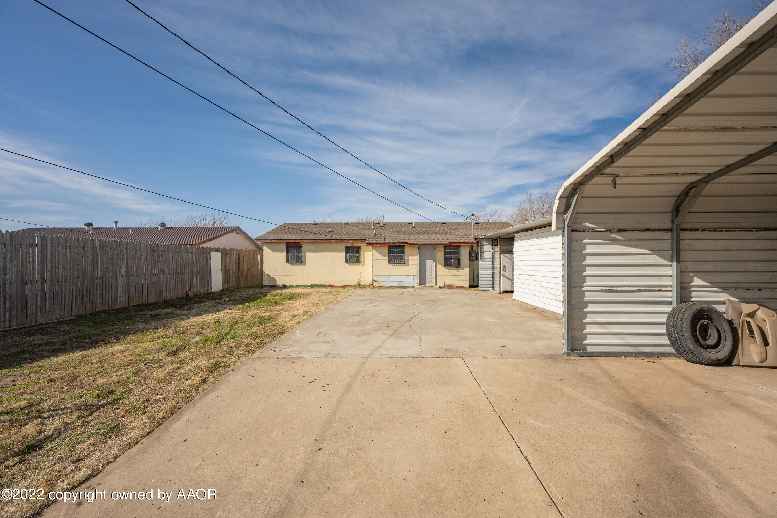 920 Heather Street Amarillo, TX 79107 - Photo 23 of 23 a view of a house with a backyard