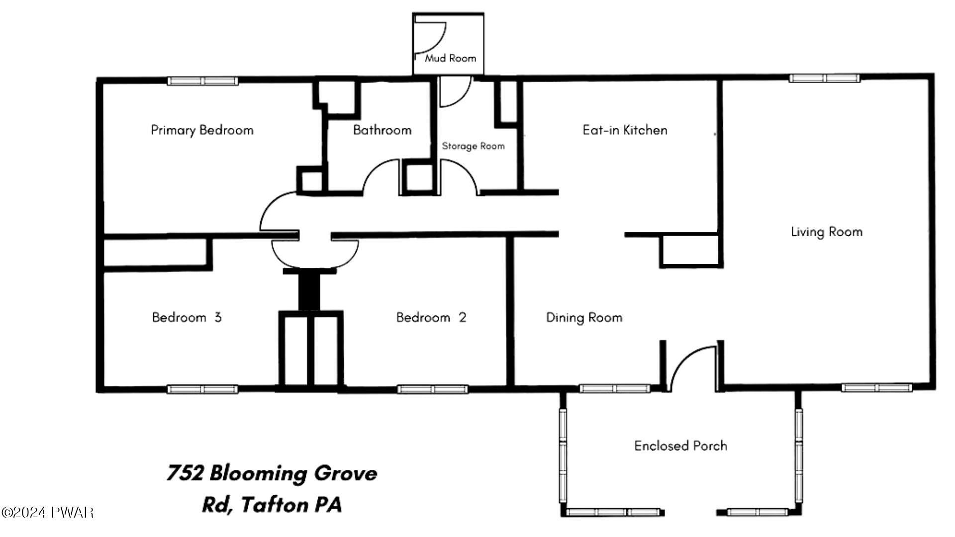 752 Blooming Grove Road Tafton, PA 18464 - Photo 45 of 45 Floor Plan