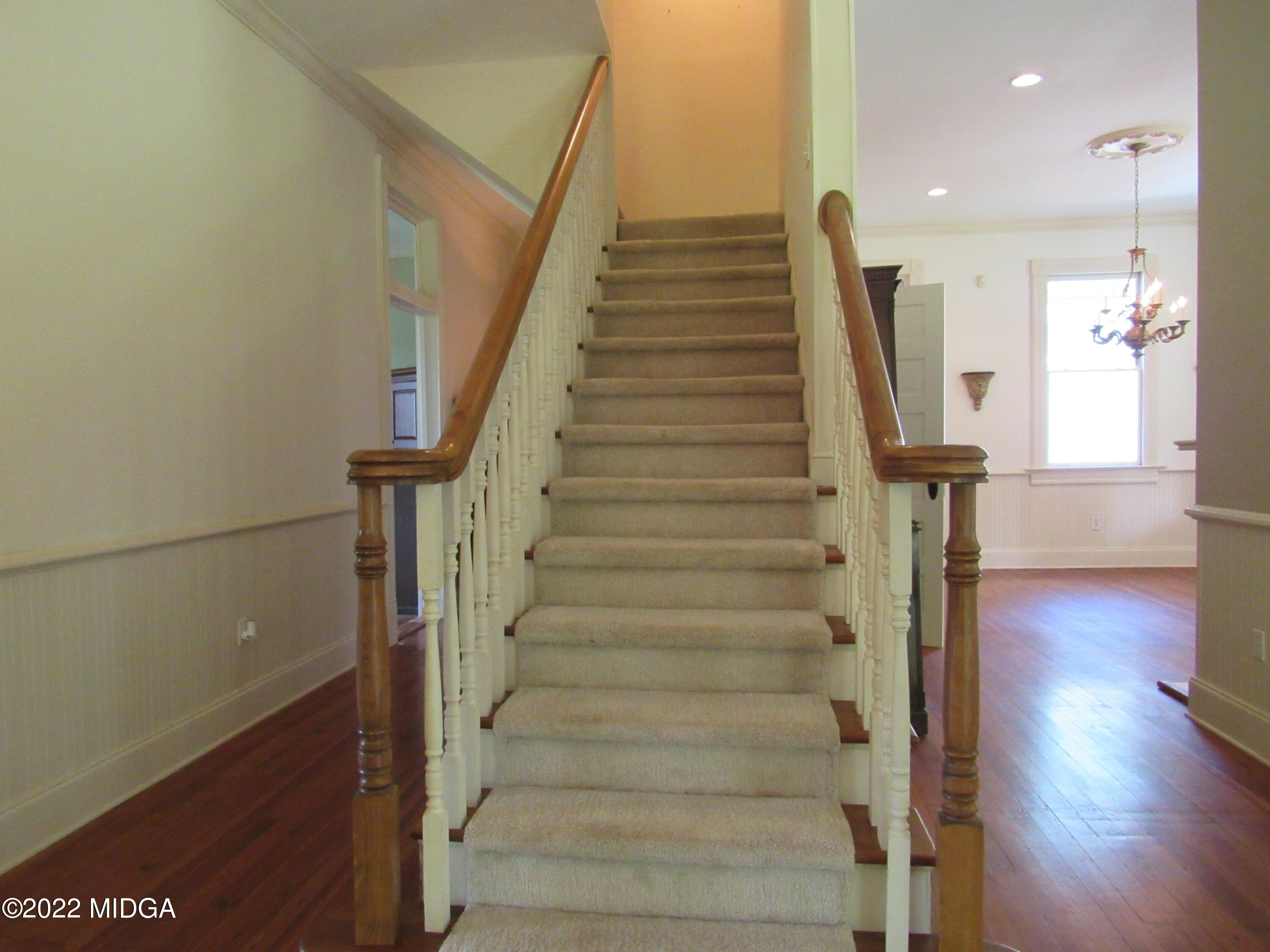 6999 South Rogers Road Macon, GA 31216 - Photo 52 of 61 a view of entryway and hall with wooden floor