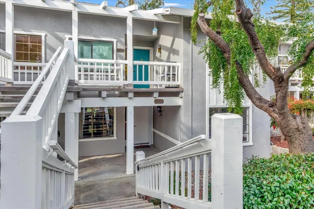 a view of a house with a porch