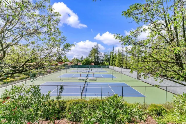 a view of a basketball court