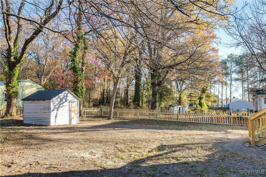 4308 Penick Road Henrico, VA 23228 - Photo 46 of 48 View of yard with a shed