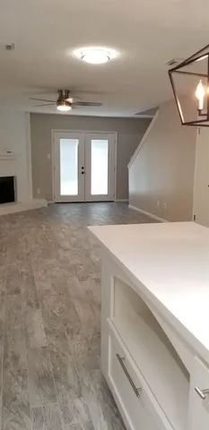 a view of an empty room