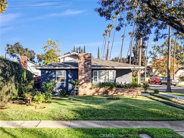 a front view of a building with street