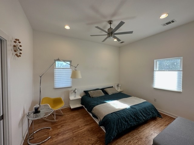 5501 Link Avenue, Unit A Austin, TX 78751 - Photo 26 of 30 a bedroom with a bed and window