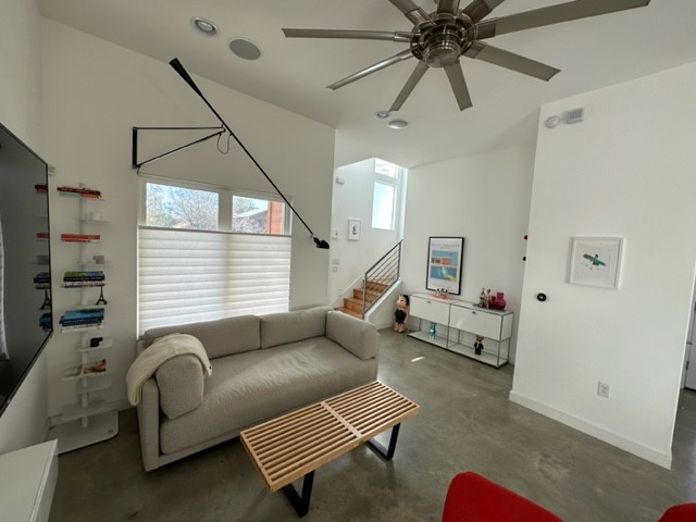 5501 Link Avenue, Unit A Austin, TX 78751 - Photo 4 of 30 a living room with furniture and a rug
