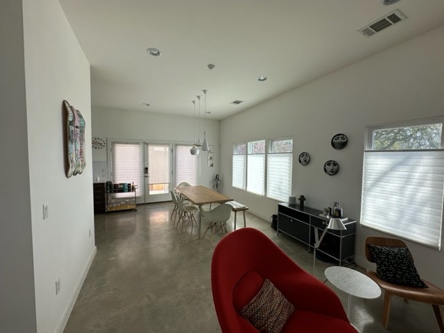 5501 Link Avenue, Unit A Austin, TX 78751 - Photo 8 of 30 a living room with furniture and a large window