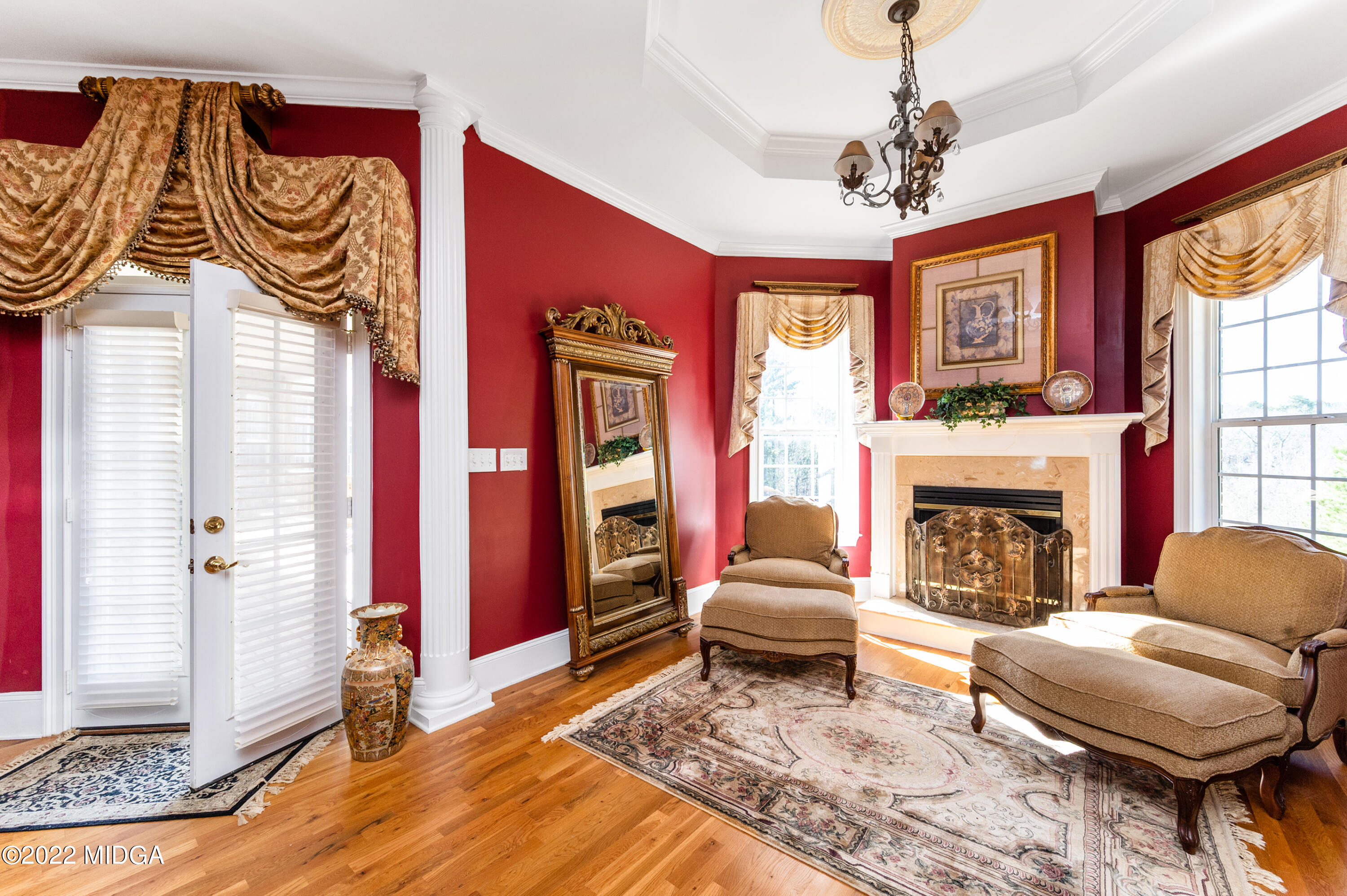 176 Tumbling Shoals Drive Gray, GA 31032 - Photo 13 of 51 a living room with furniture and a fireplace