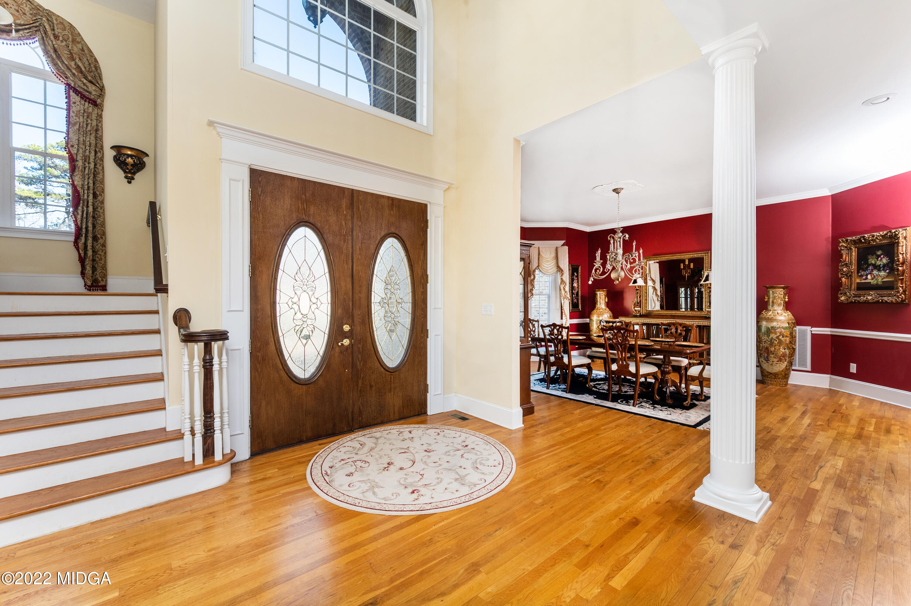 176 Tumbling Shoals Drive Gray, GA 31032 - Photo 19 of 51 a view of a livingroom with wooden floor and furniture