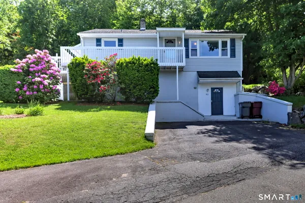 a front view of house with yard