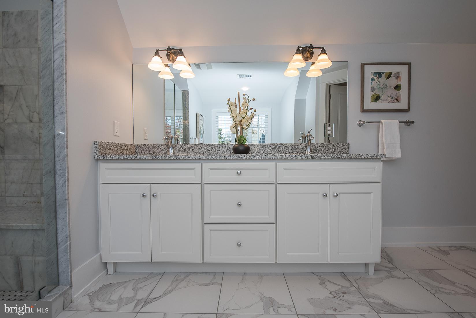 432 School Lane Wayne, PA 19087 - Photo 27 of 41 Master Bathroom double sink vanity
