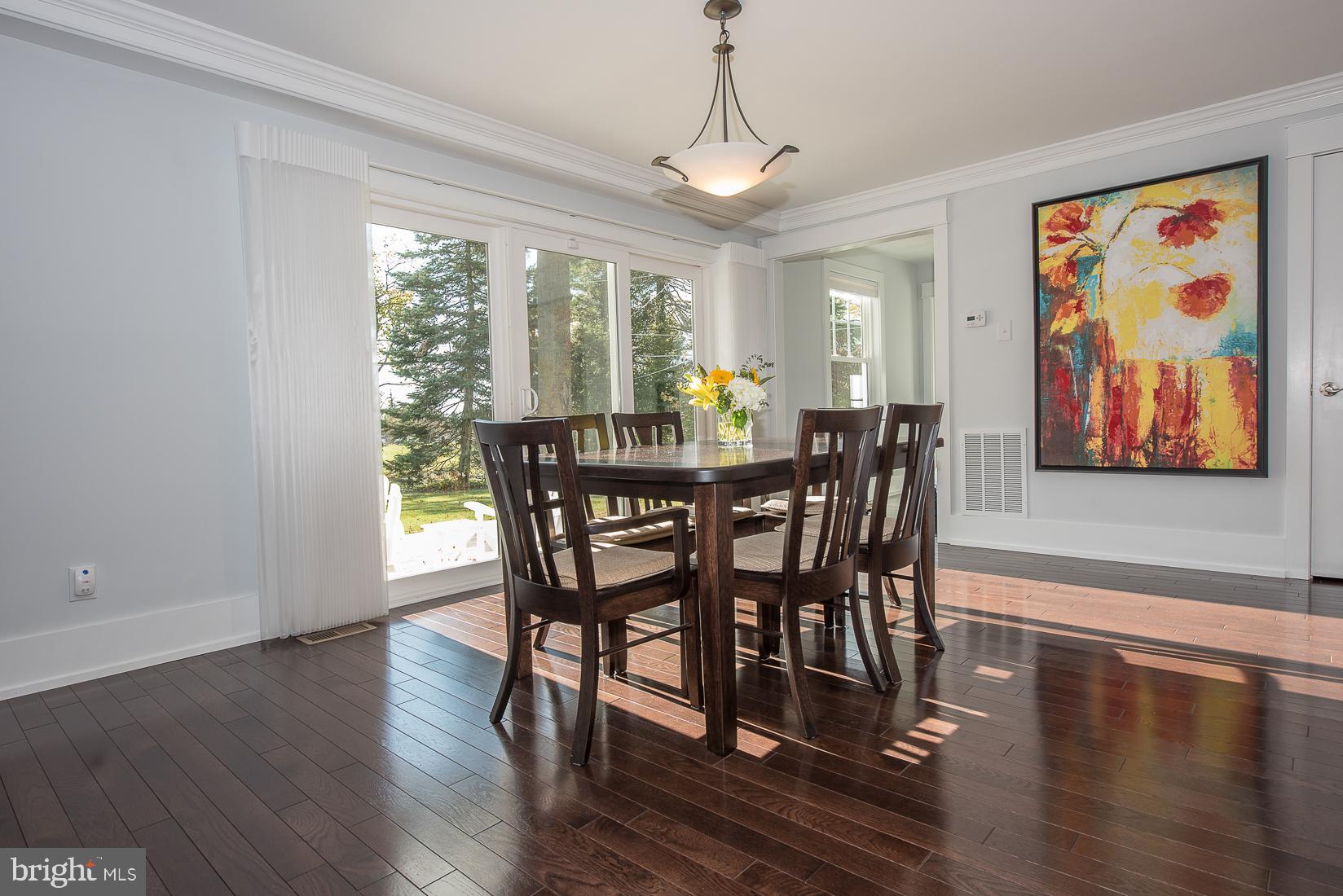 432 School Lane Wayne, PA 19087 - Photo 8 of 41 Dining Room with access to the rear patio