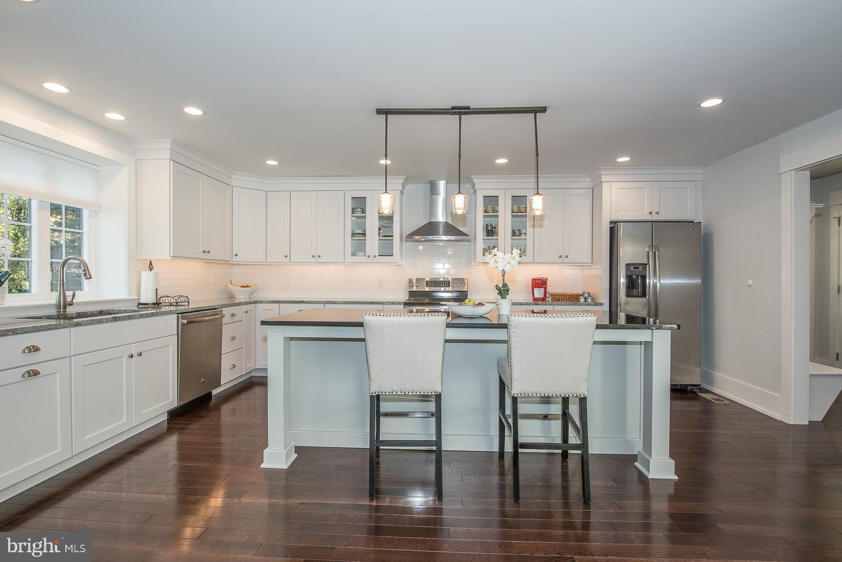 432 School Lane Wayne, PA 19087 - Photo 9 of 41 Open concept Kitchen with Island