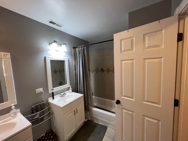 a room with storage and utility