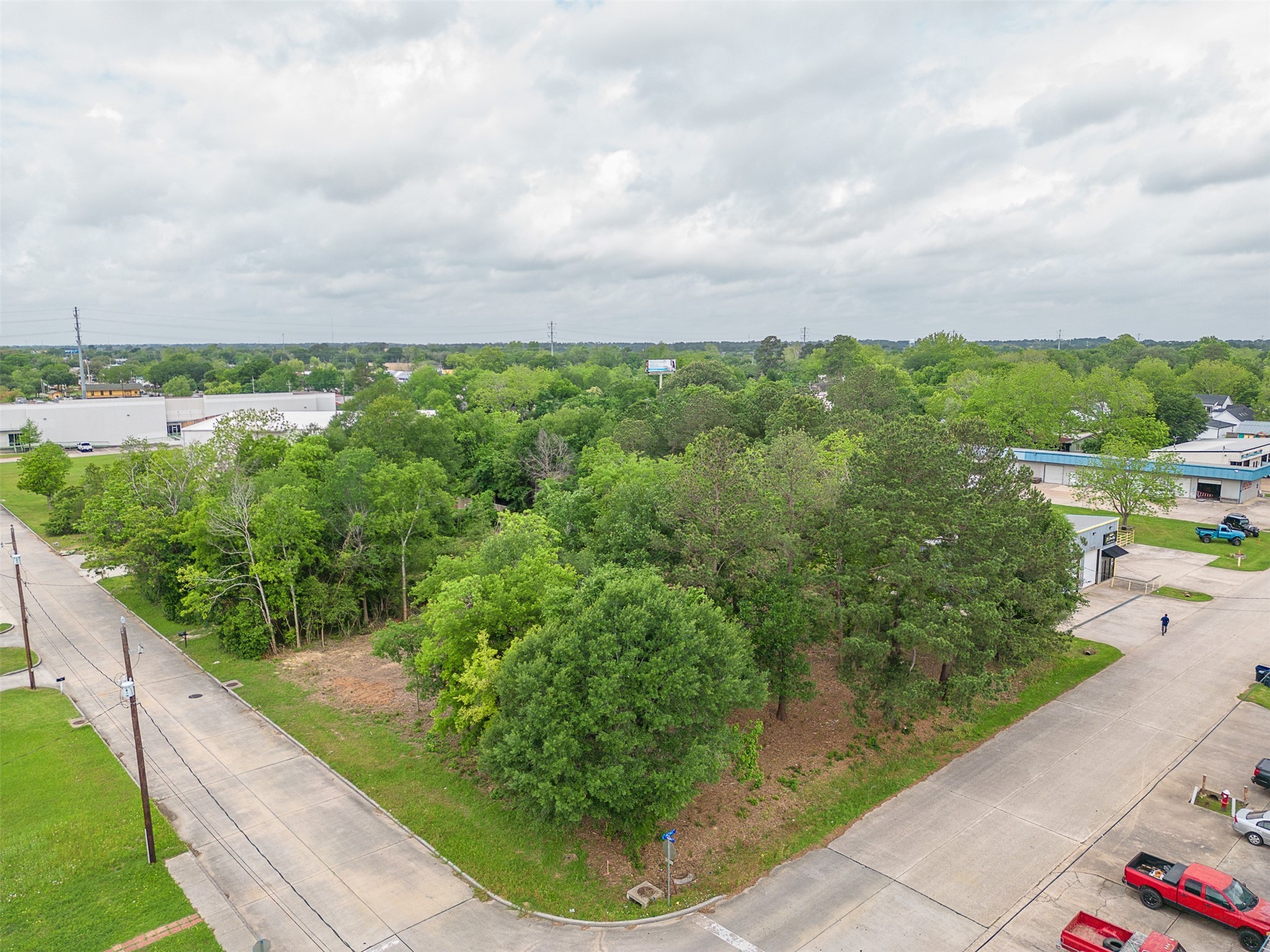 Tbd Mechanic Street Tomball, TX 77375 - Photo 4 of 24 a view of a garden from a balcony
