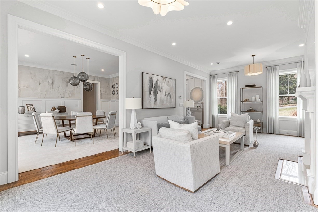 168 Beaver Road Weston, MA 02493 - Photo 5 of 27 a living room with furniture and a table