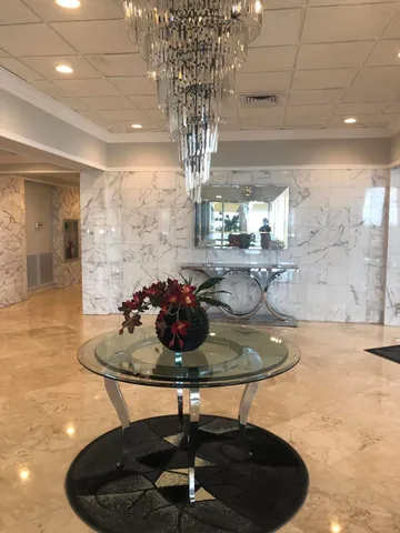 a front view of a building