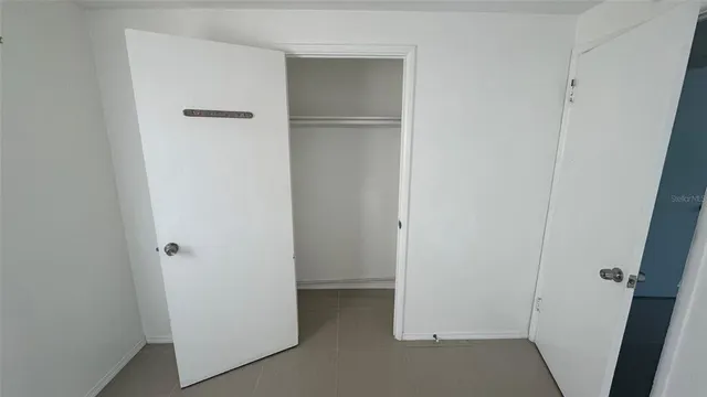 a view of closet area