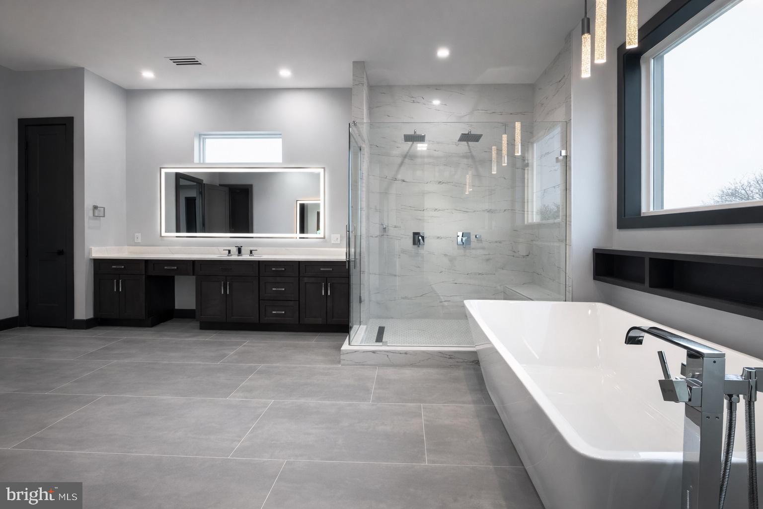 2613 Beacon Hill Road Alexandria, VA 22306 - Photo 30 of 65 Sleek modern bathroom oasis.