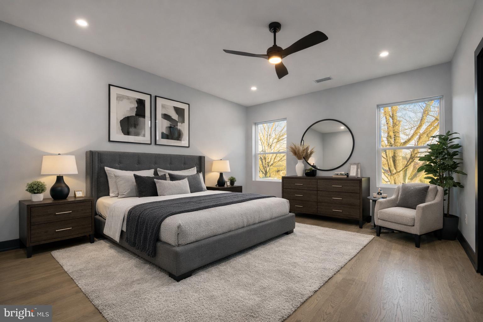 2613 Beacon Hill Road Alexandria, VA 22306 - Photo 43 of 65 Serene modern bedroom retreat.