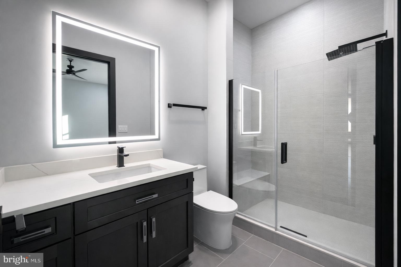 2613 Beacon Hill Road Alexandria, VA 22306 - Photo 9 of 65 Sleek modern bathroom with elegant design.