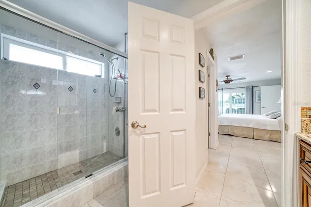 a bathroom with a sink a vanity and a mirror