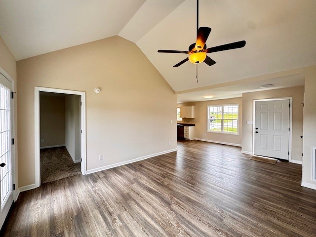62 Modena Place Decherd, TN 37324 - Photo 2 of 14 a view of empty room with wooden floor and fan