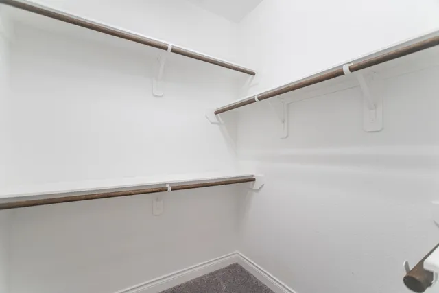 a close up view of racks on the wall