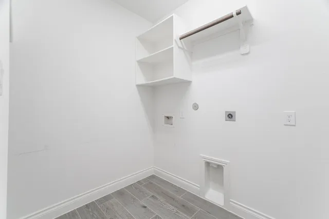 a view of a room with shelf