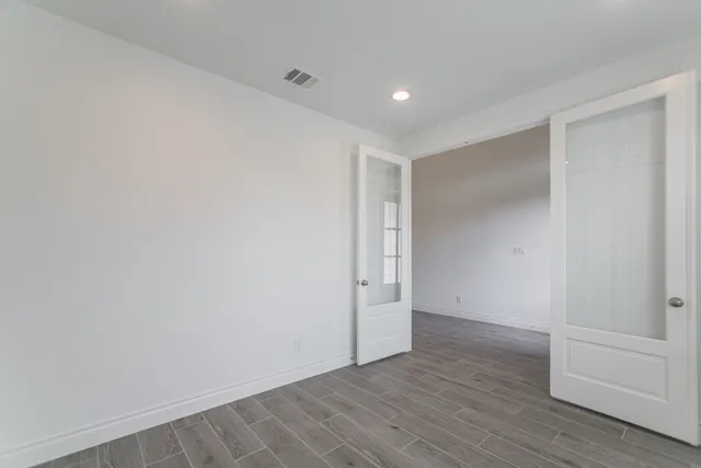 a view of an empty room