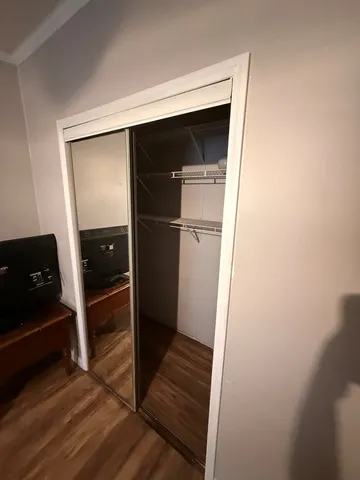 a view of walk in closet