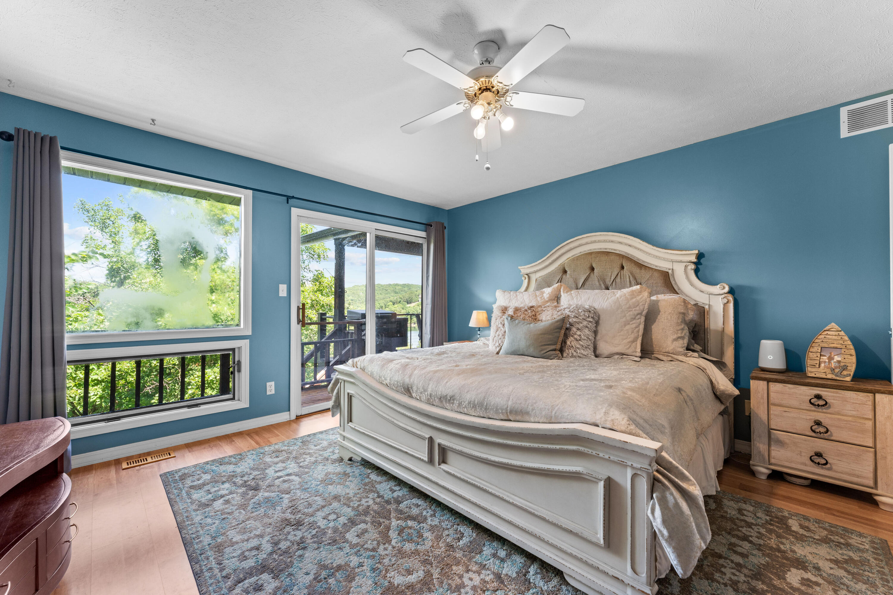 117 Hidden Bluff Road Blue Eye, MO 65611 - Photo 15 of 47 Master Bedroom with Walkout