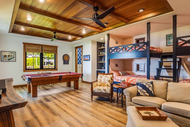 a outdoor living space with a couch