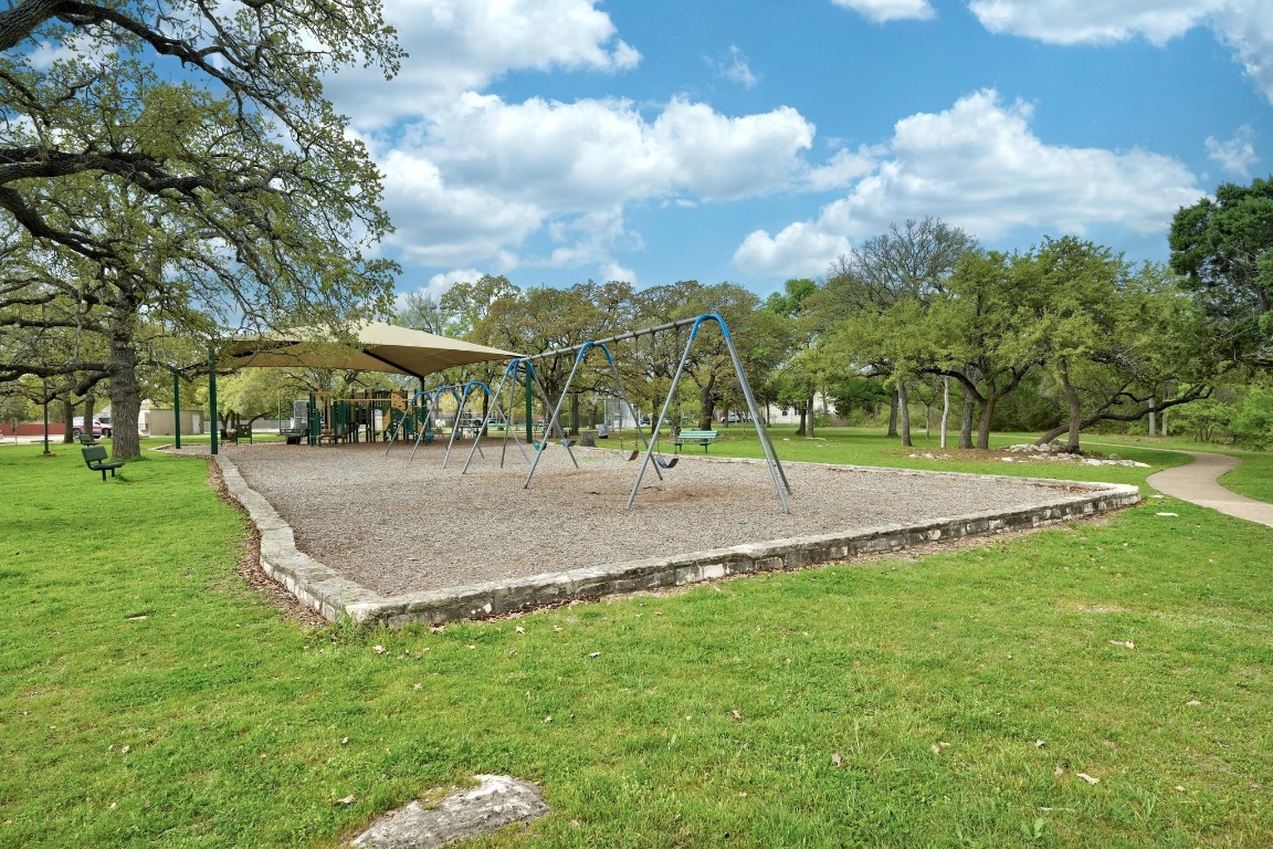 1205 Rambling Trail Cedar Park, TX 78613 - Photo 34 of 38 Nearby Janet Bartles Park covered playground and swing sets.