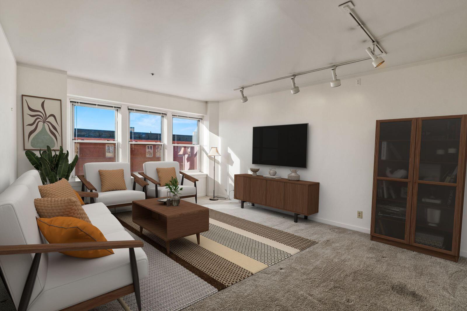 234 North Broadway, Unit 608 Milwaukee, WI 53202 - Photo 9 of 25 Virt Stage LV RM