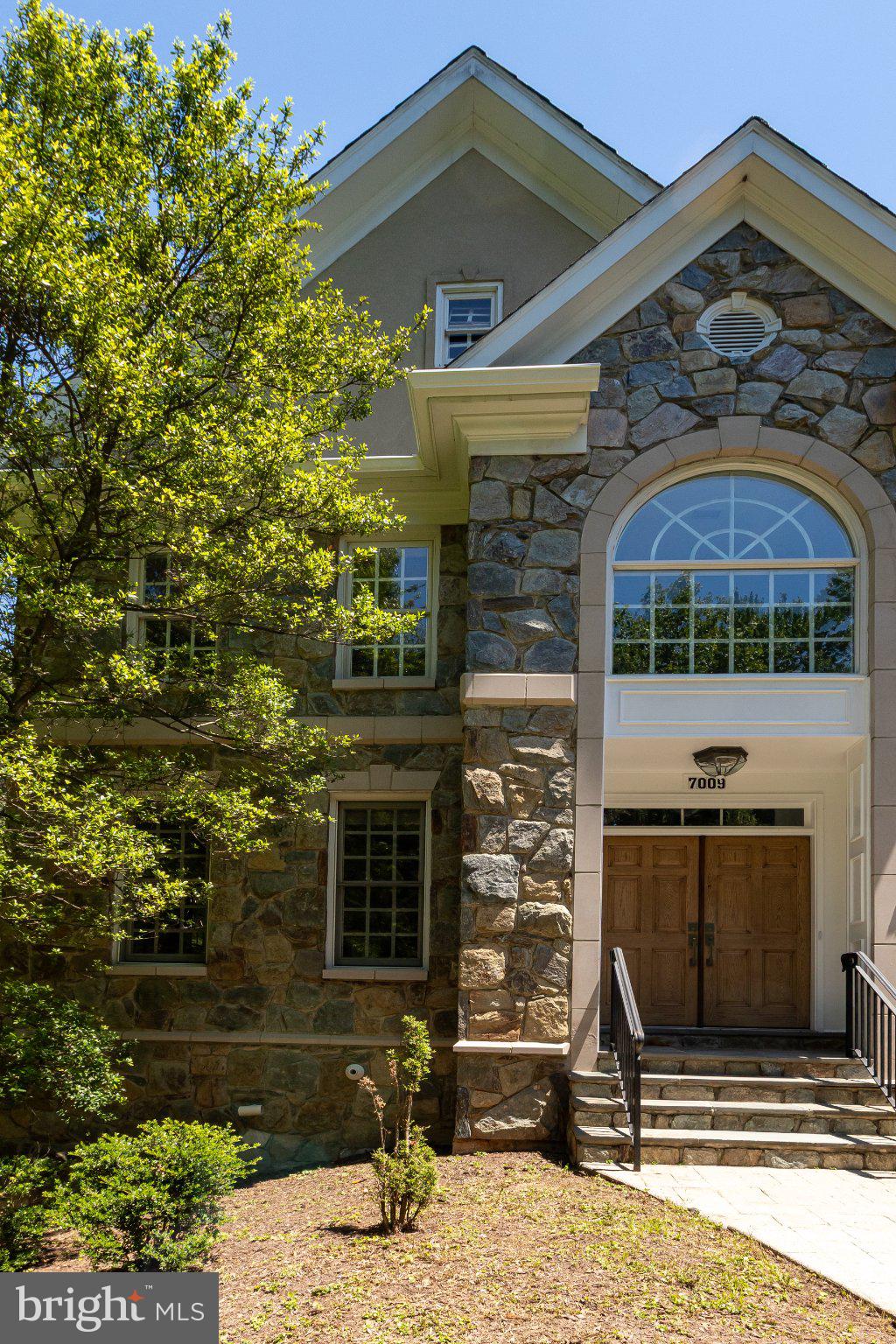 7009 Persimmon Tree Road Bethesda, MD 20817 - Photo 50 of 63 Exterior - Front Porch With Palladian Window