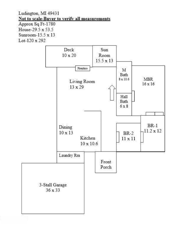 1712 Ridgeview Court Ludington, MI 49431 - Photo 28 of 28 16-Approx Sq Ft-1780-1
