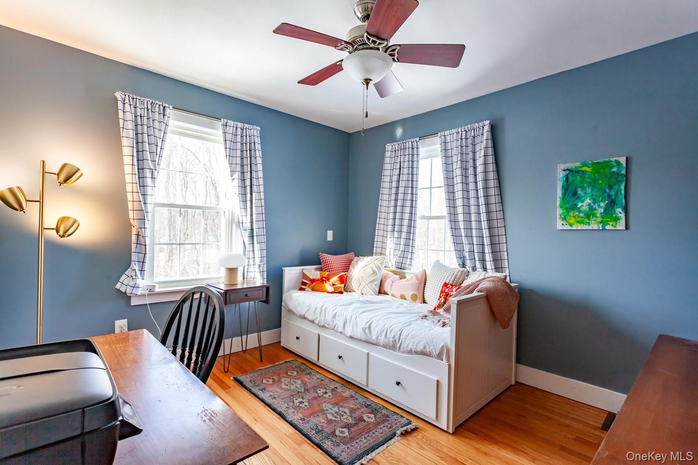 1710 Highway 9D Cold Spring, NY 10516 - Photo 4 of 41 Bedroom featuring wood finished floors and a ceiling fan