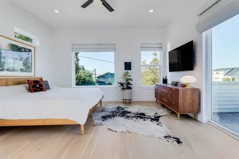 a view of front door and deck