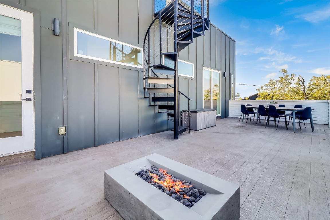 4712 Reyes Street, Unit 1 Austin, TX 78721 - Photo 28 of 40 a view of an outdoor space with seating