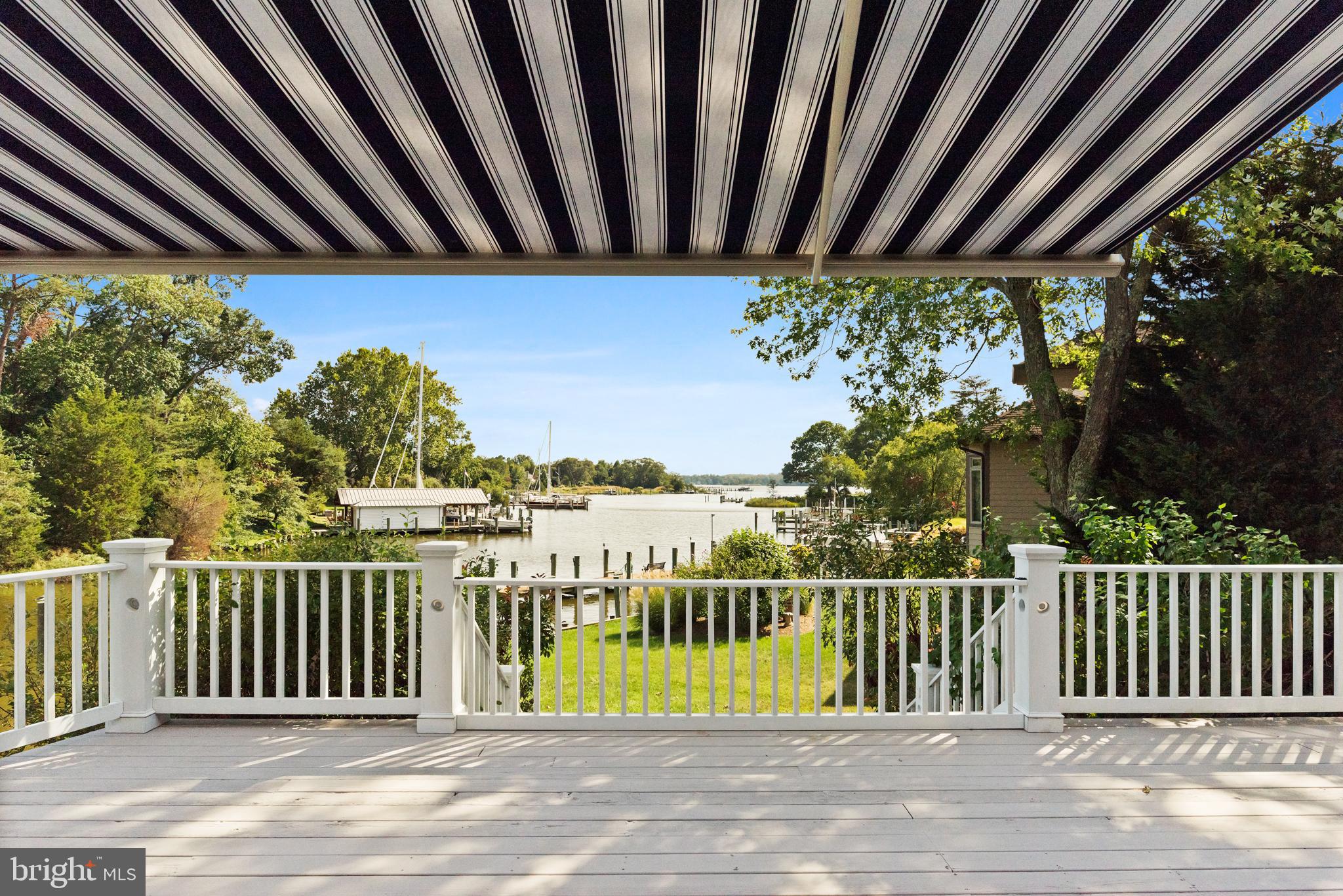437 Ferry Point Road Annapolis, MD 21403 - Photo 3 of 87 View from Deck down Little Aberdeen Creek