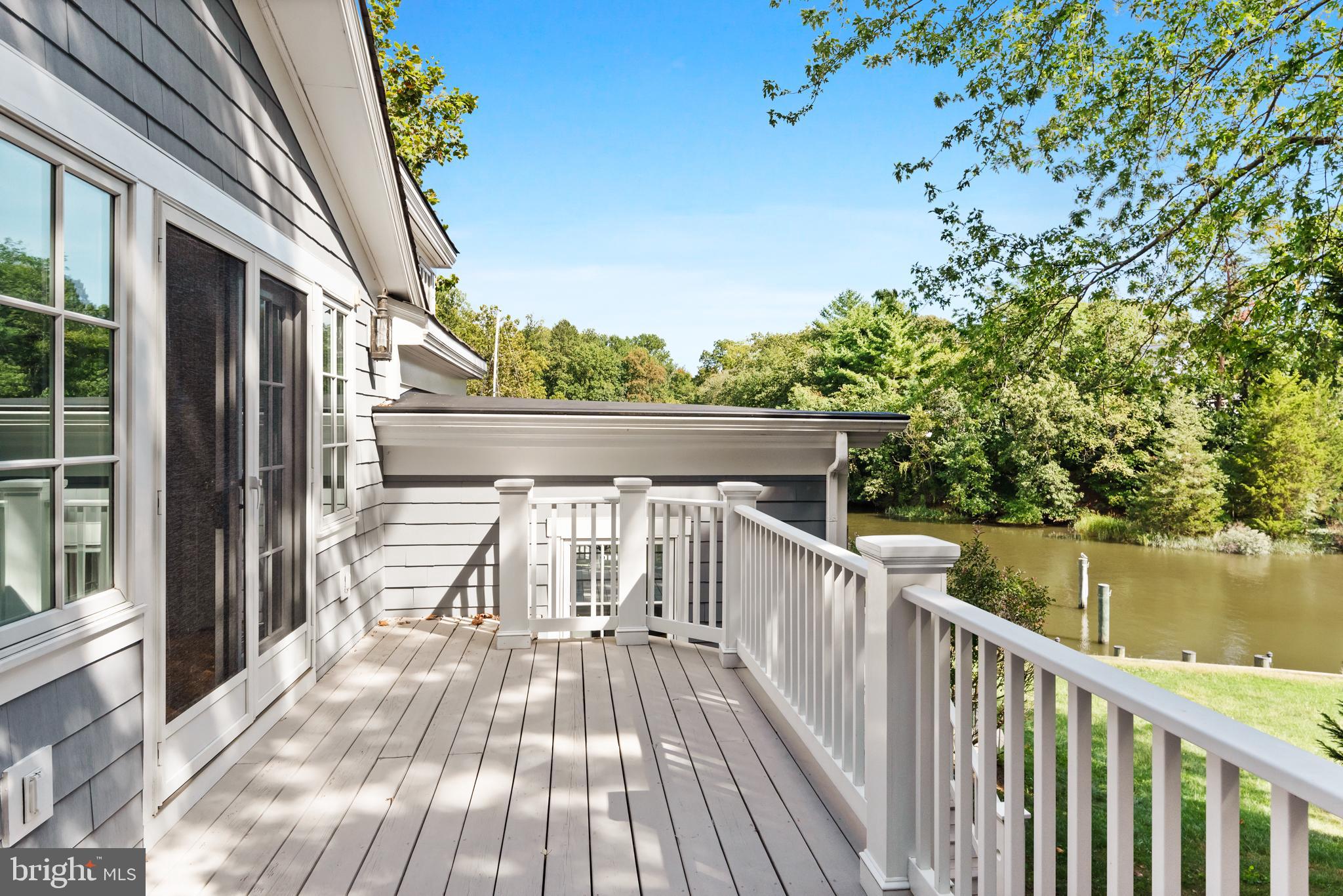 437 Ferry Point Road Annapolis, MD 21403 - Photo 82 of 87 master Bedroom Deck View