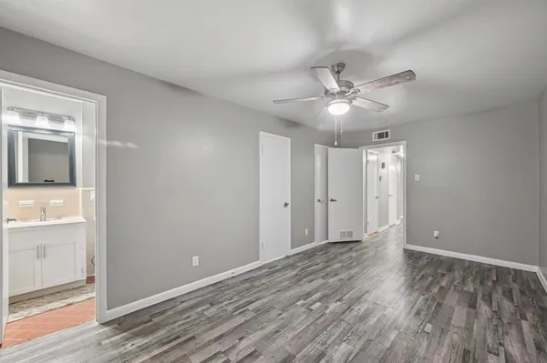 wooden floor in an empty room