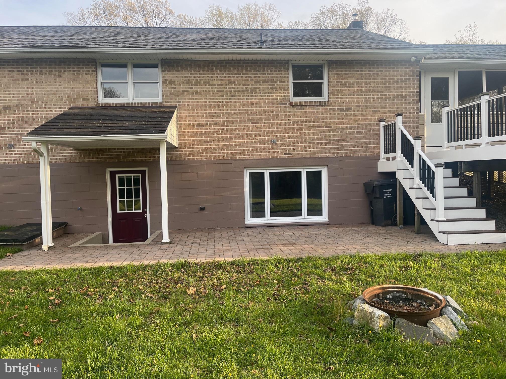 91 Fitterling Road Mohnton, PA 19540 - Photo 4 of 34 Rear view patio, rear outside entry, stairs deck